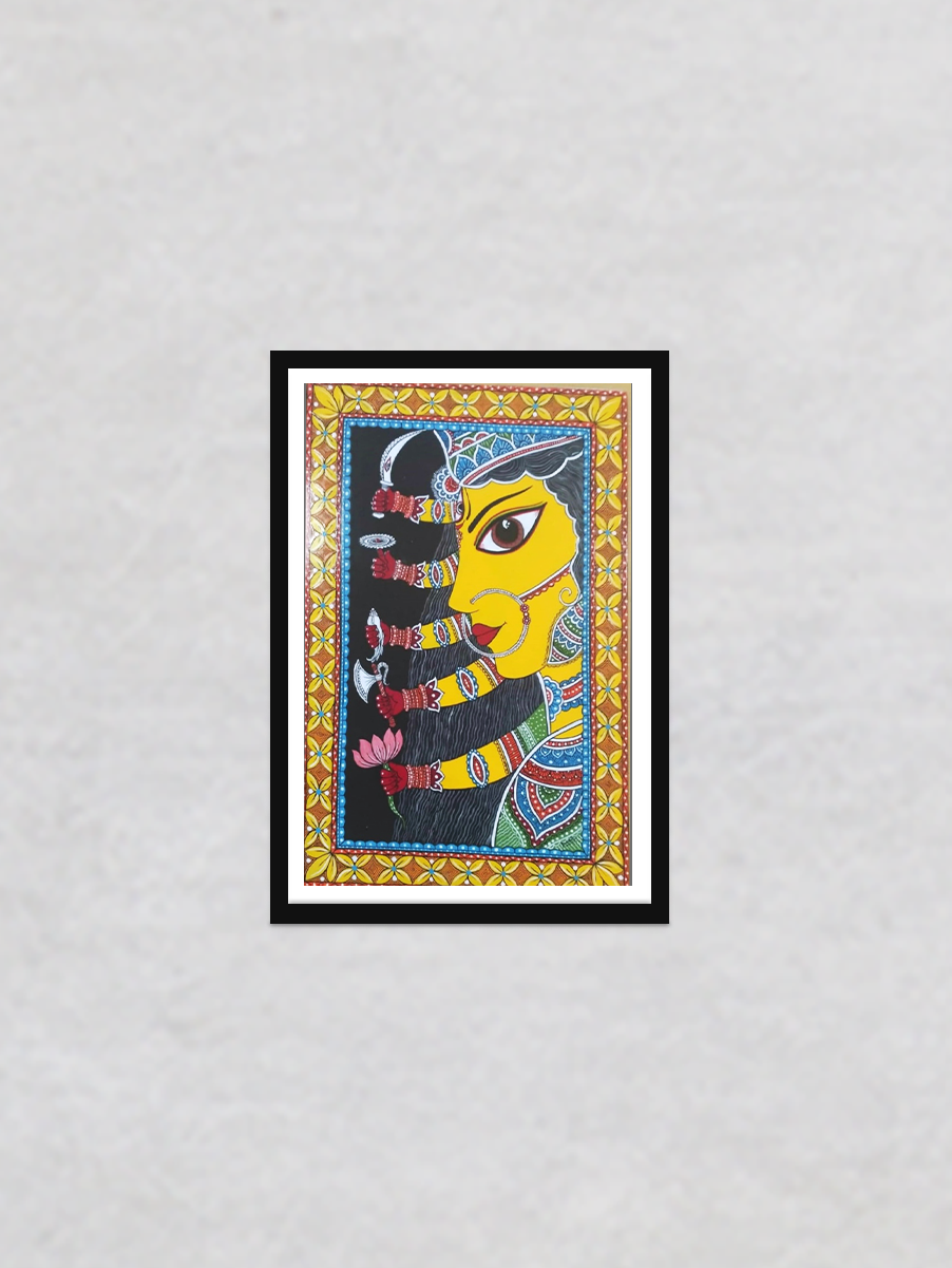 Tikuli Durga Painting by Ashok Kumar