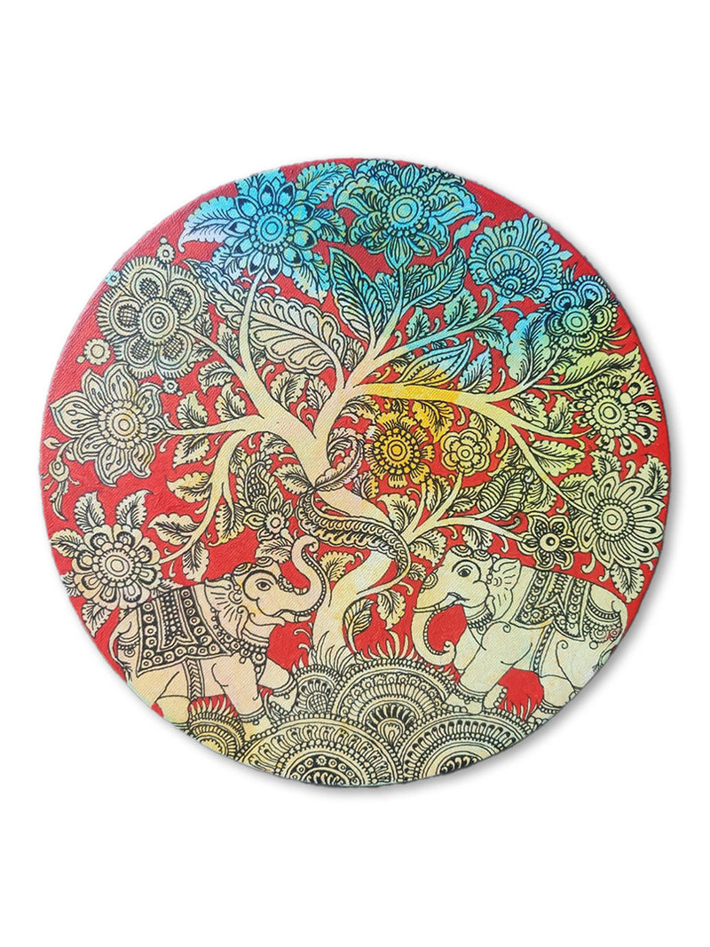 Tree of Life: Kalamkari Painting by Harinath.N