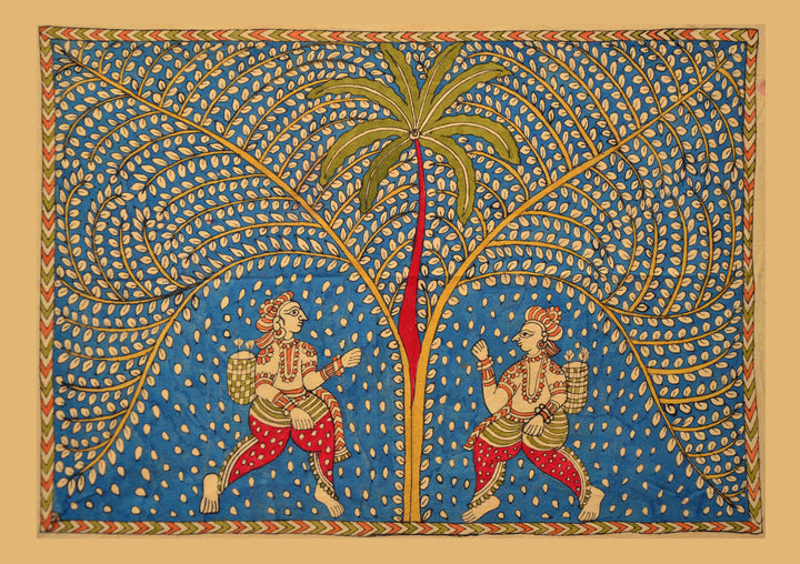 Tree Of Life Ram Laxman Mata Ni Pachedi By Dilip Chitara For Home Decor Thumbnail