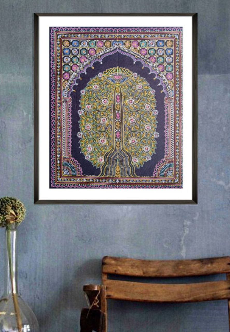 Tree of Life: Rogan Art by Rizwan Khatri-Paintings by Master Artists
