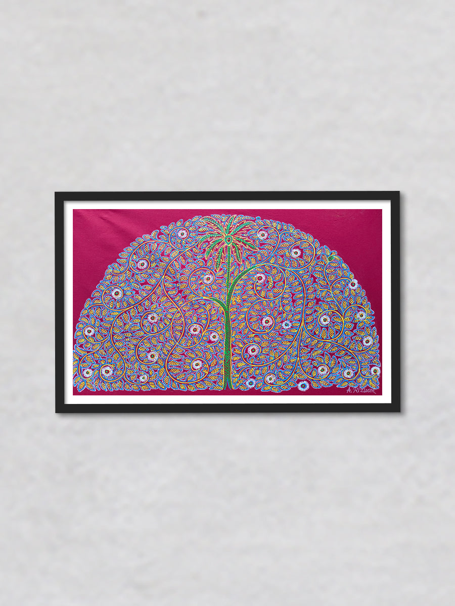 Tree of Life Rogan Art by Rizwan Khatri