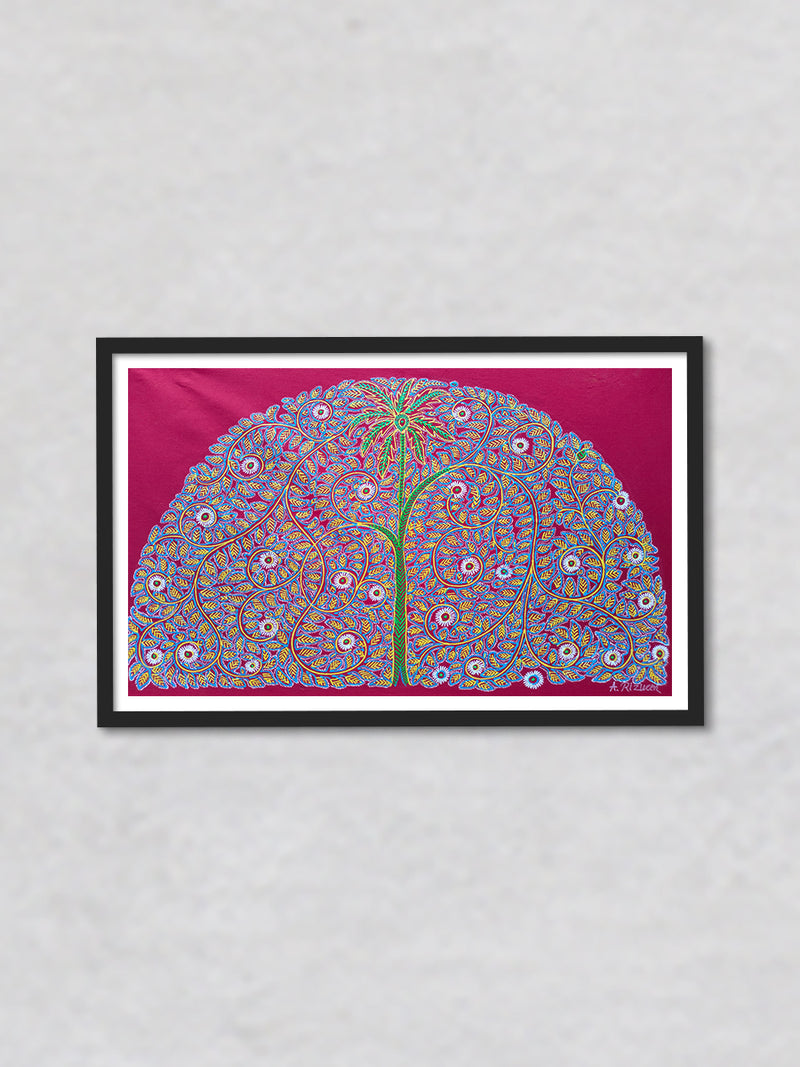 Tree of Life Rogan Art by Rizwan Khatri