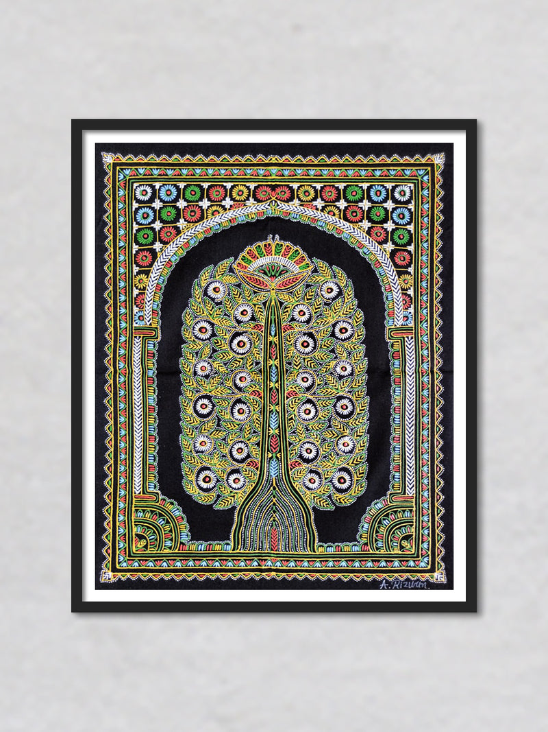 Tree of Life Rogan Art by Rizwan Khatri