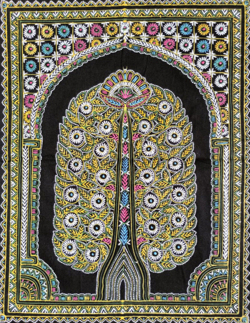 Tree of Life Rogan Art by Rizwan Khatri