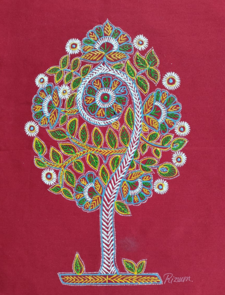 Tree of Life Rogan Art by Rizwan Khatri Thumbnail