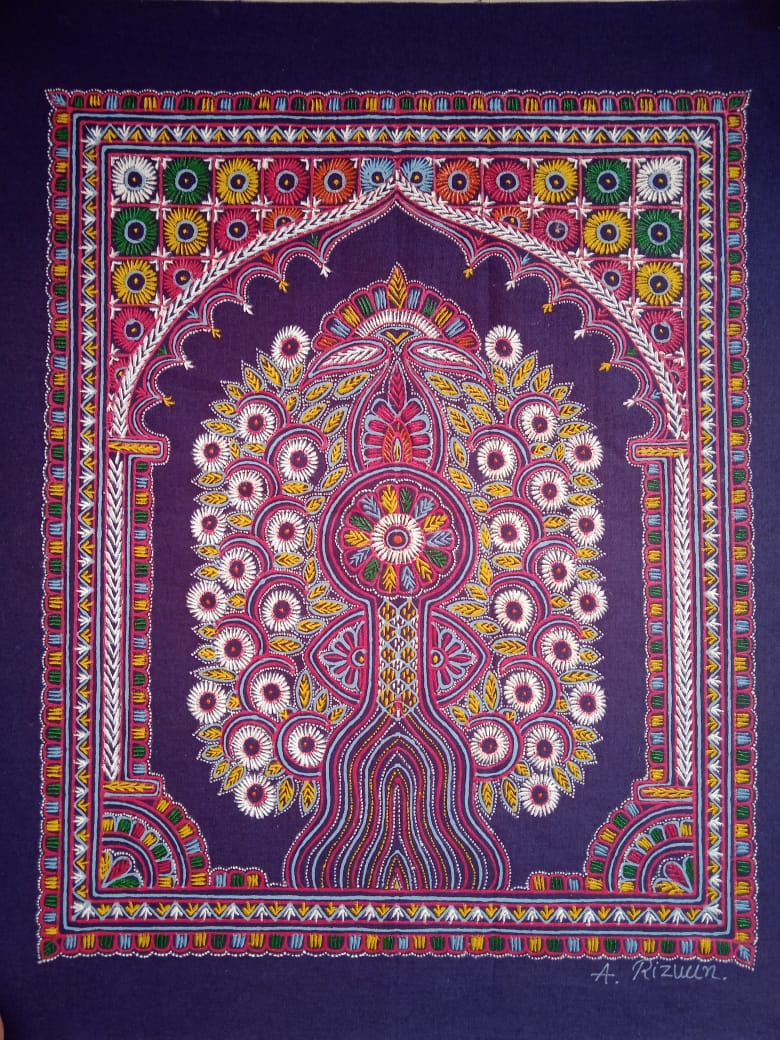 Artist Hanis Rogan Traditional Rogan Art- Online For Sale
