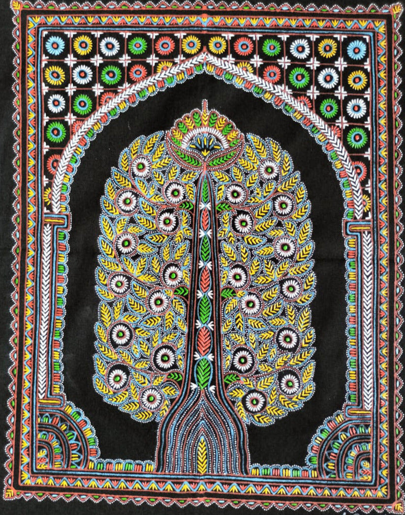 Tree of Life Rogan Art by Rizwan Khatri