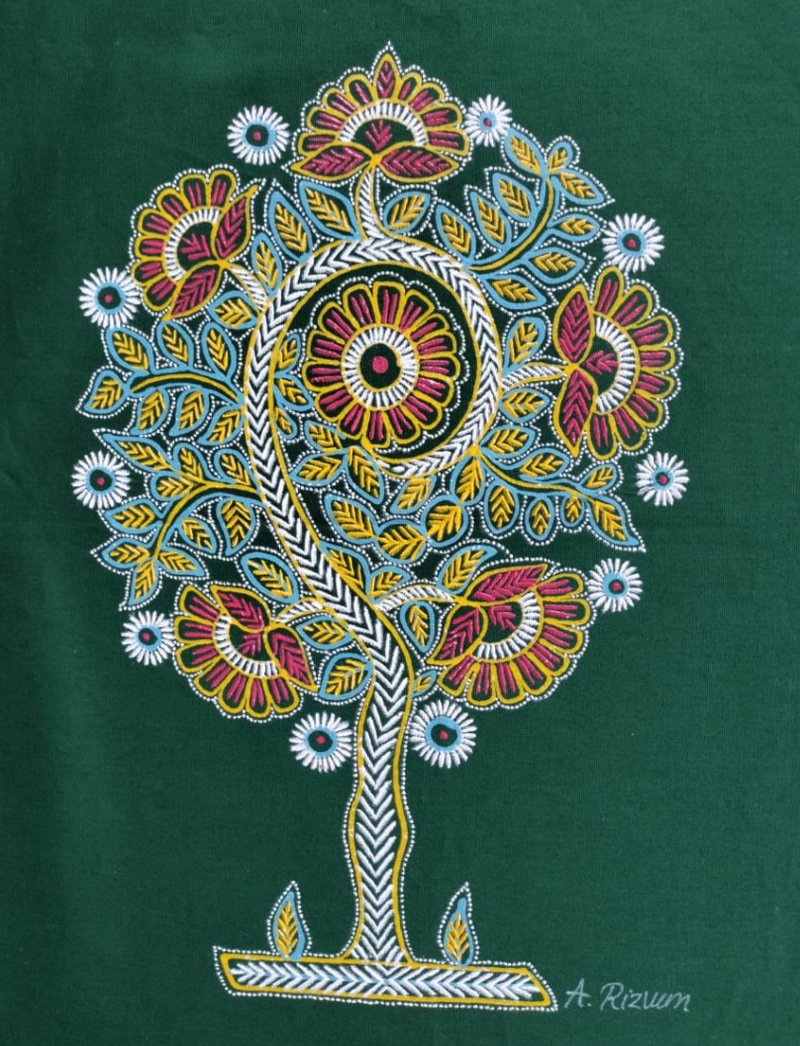 Simple Rogan Art Buy Tree of Life: Rogan Art by Rizwan Khatri