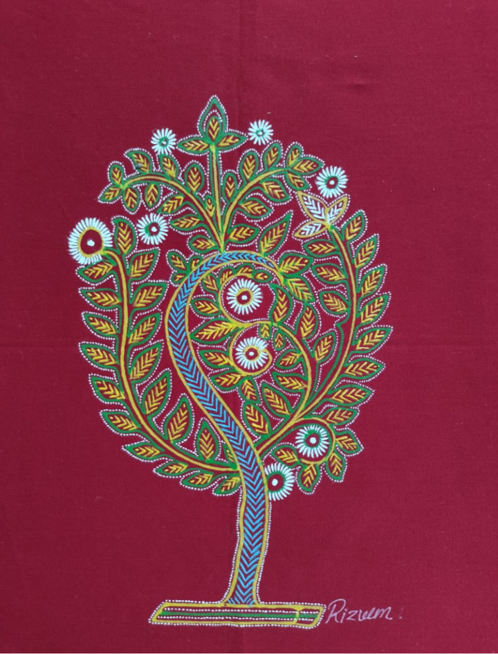Tree of Life Rogan Art by Rizwan Khatri Thumbnail