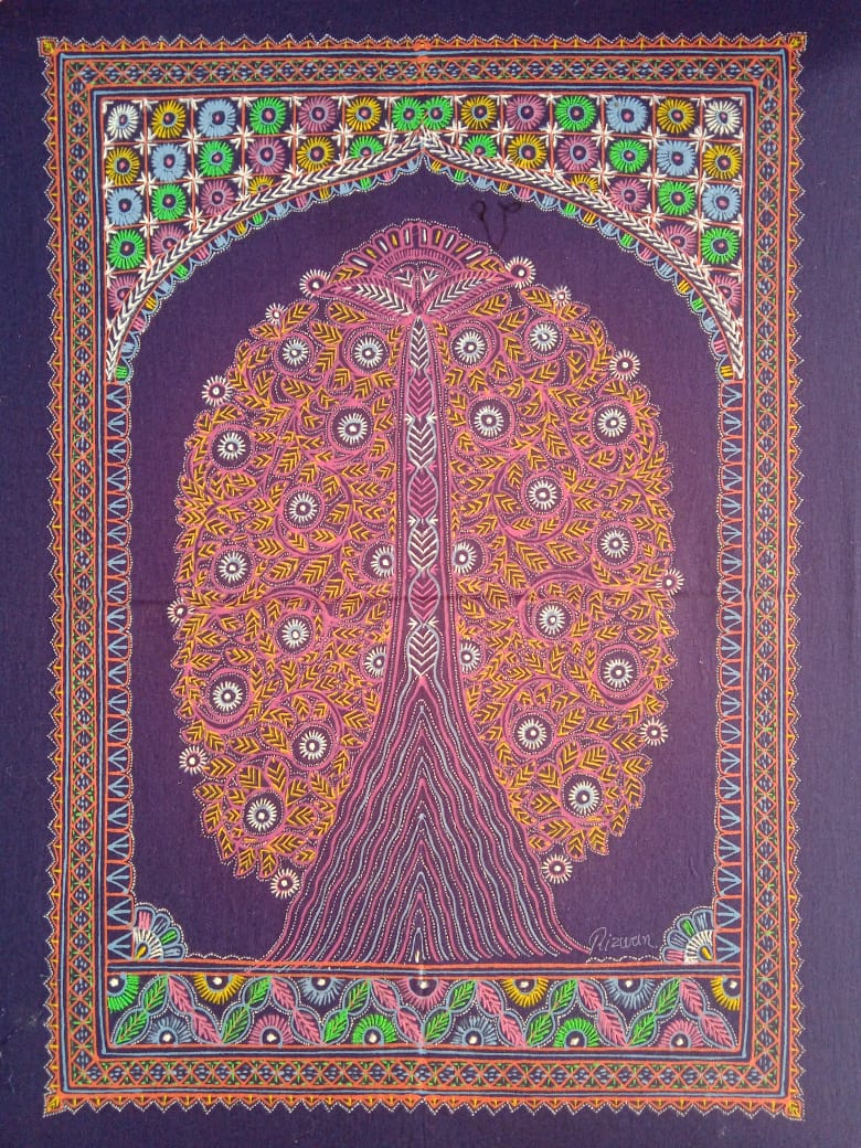 Tree of Life Rogan Art by Rizwan Khatri-Paintings by Master Artists