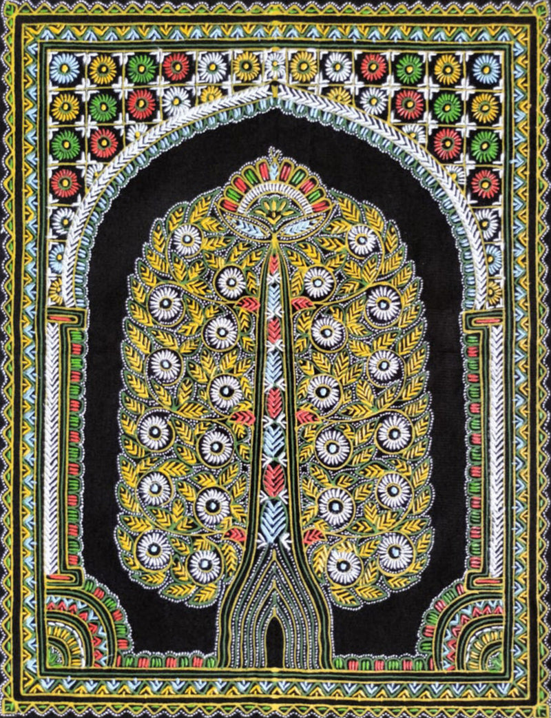 Tree of Life Rogan Art by Rizwan Khatri