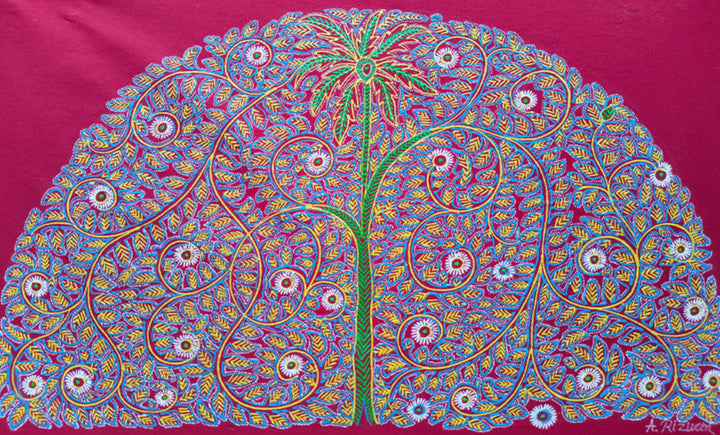 Tree of Life Rogan Art by Rizwan Khatri Thumbnail