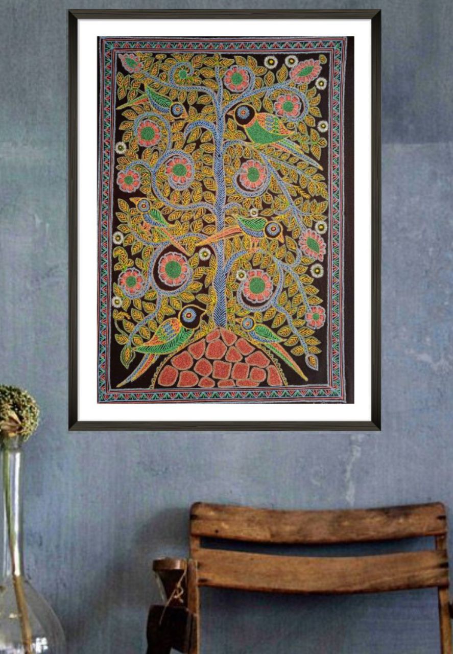 Artist Hanis Rogan Traditional Rogan Art- Online For Sale