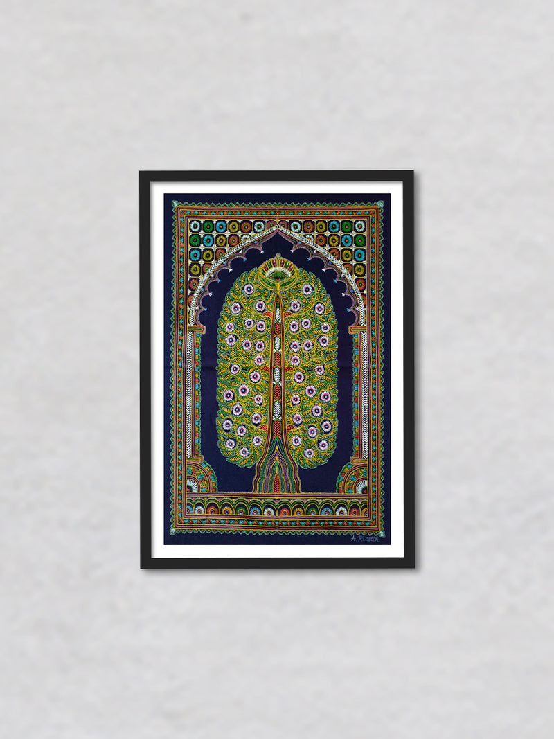 Tree of Life Rogan Painting by Rizwan Khatri