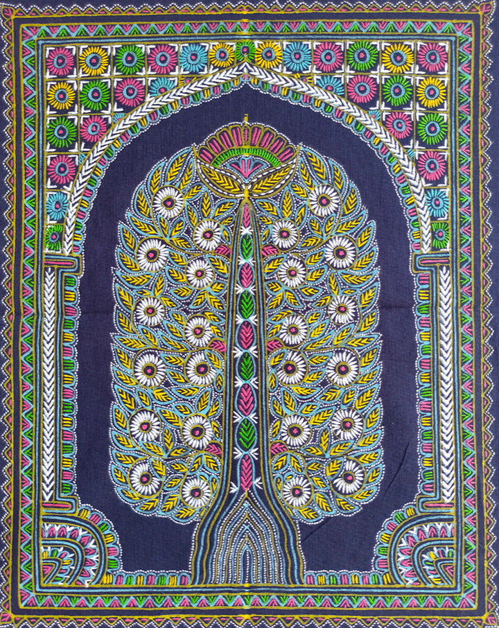 Tree of Life Rogan Painting by Rizwan Khatri Thumbnail