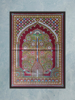 Tree of Life Rogan painting by Rizwan Khatri