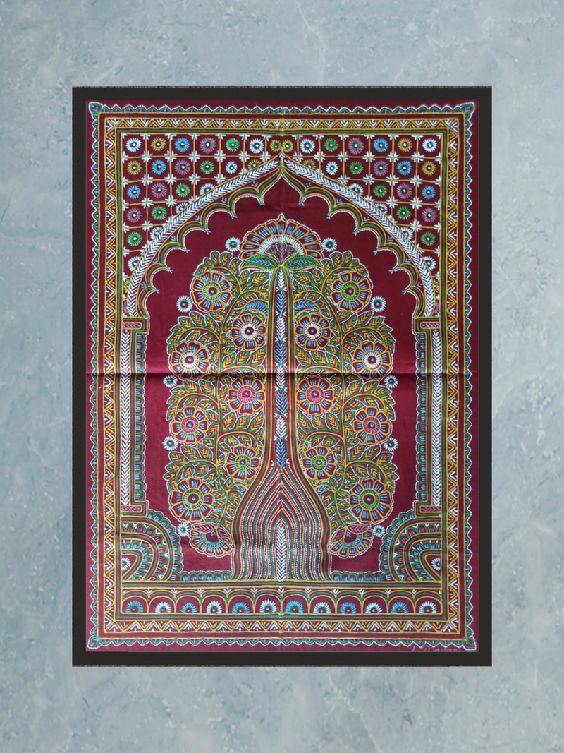 Tree of Life Rogan painting by Rizwan Khatri