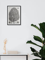 Tree of Life: Warli Painting by Dilip Rama Bahotha