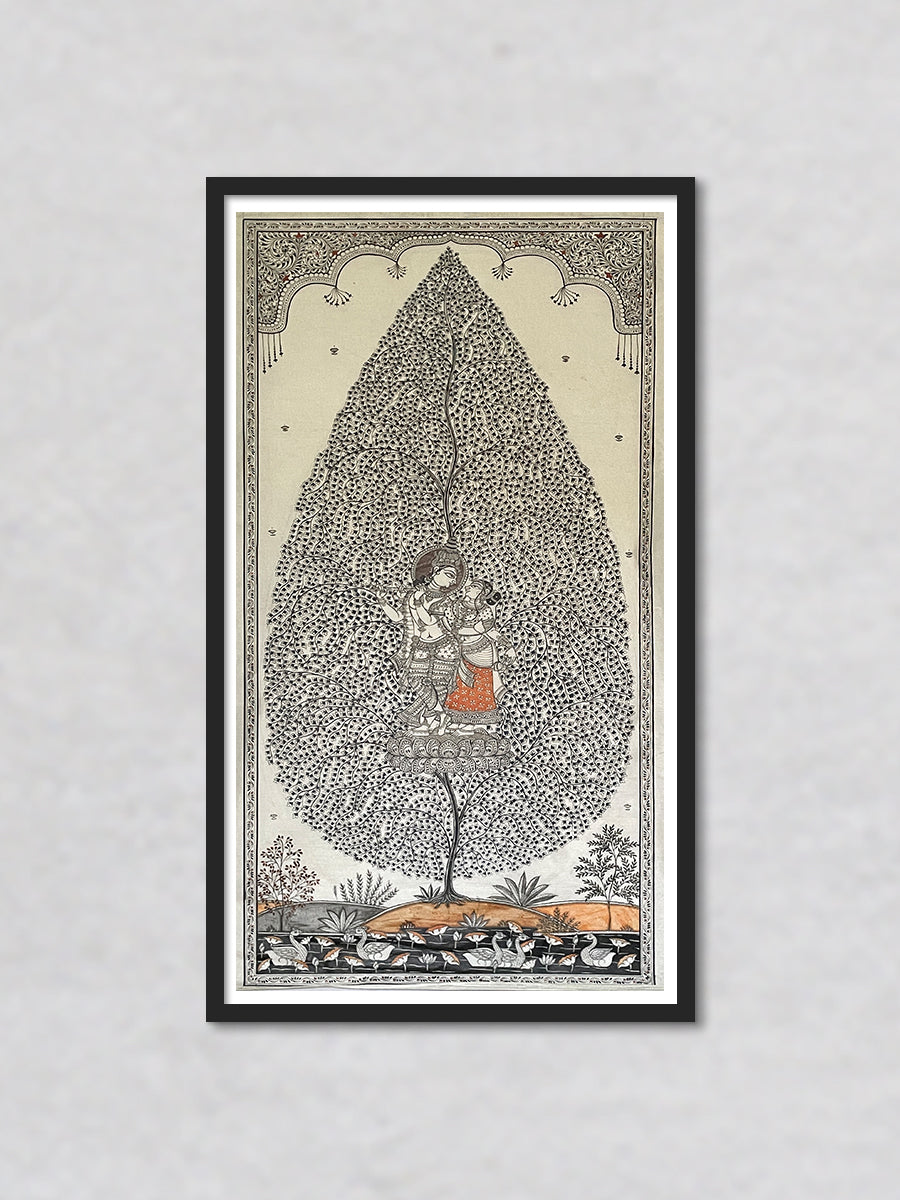 Radha Tree Buy Tree of Radha Krishna Pattachitra Paintings | Traditional Indian ...