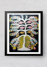 Tree Of Life  Bhil Painting by Shersingh Bhabhor