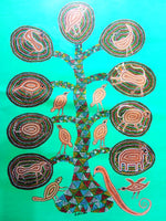 Tree Of Life Bhil Painting by Shersingh Bhabhor