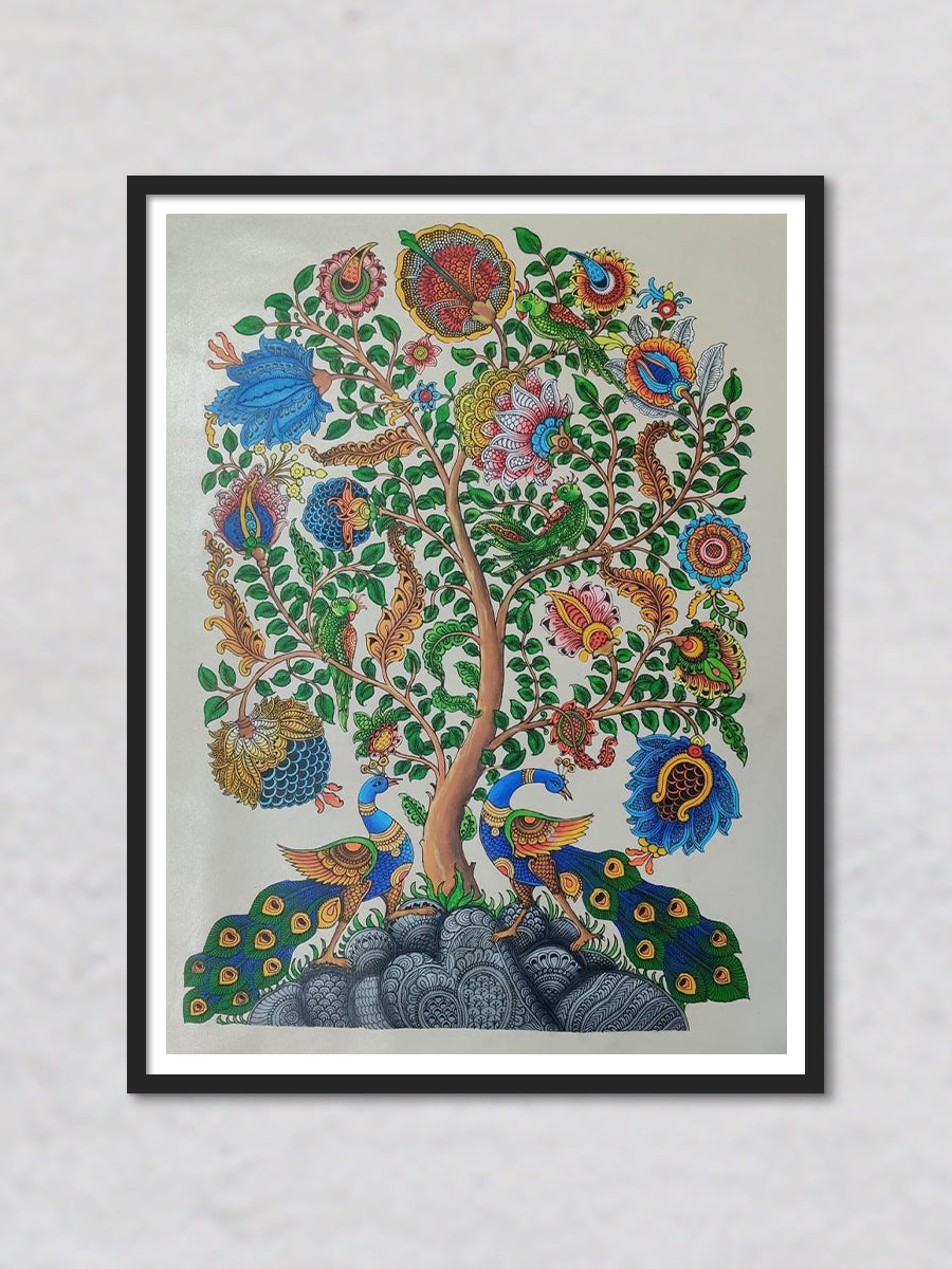 Tree of Life: Kalamkari Painting by Harinath.N for sale