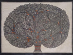 Tree of Life Madhubani Painting by Ambika Devi