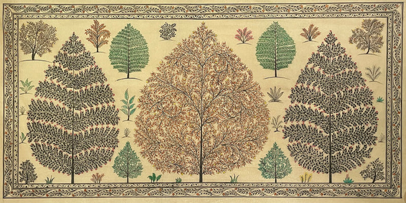 Tree of Life: Pattachitra painting by Gitanjali Das