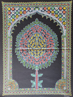 Tree of Life Rogan painting by Rizwan Khatri