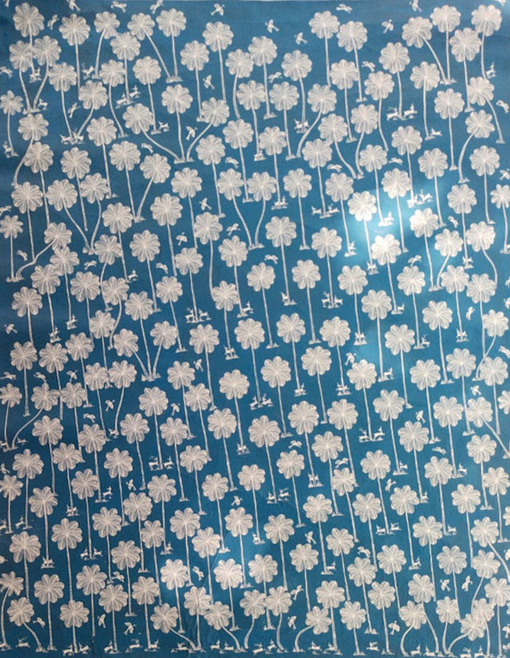 Trees and Birds: Warli Painting by Dilip Rama Bahotha Thumbnail