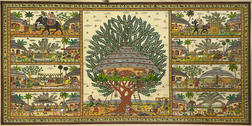 Tribal Art: Pattachitra painting by Gitanjali Das