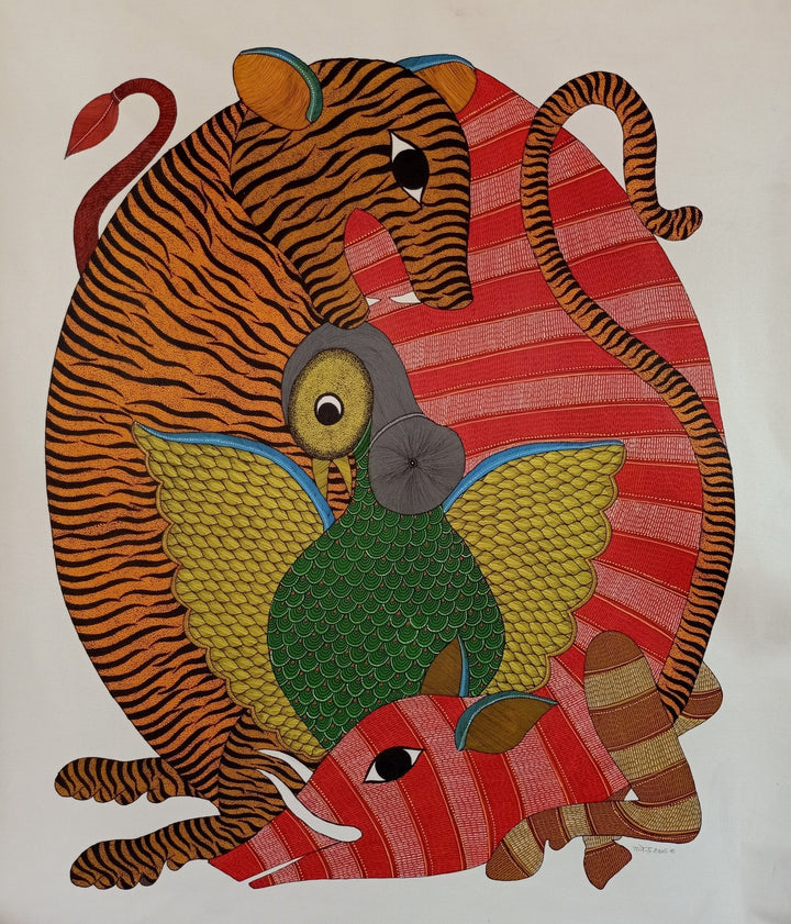Gond Paintings | Authentic Tribal Art by Gond Artists