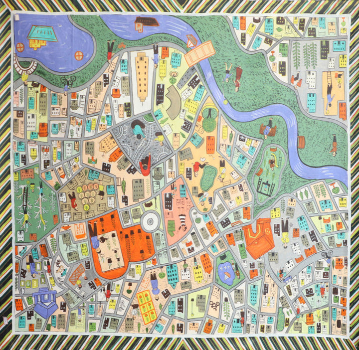 Urban Life: Kavad Painting by Dwarka Prasad Thumbnail