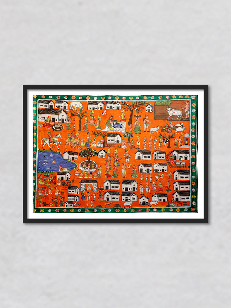 Village: Kavad Painting by Dwarka Prasad