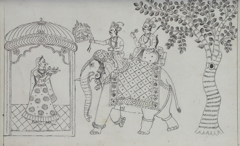 Welcoming Kavad Painting 