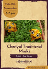 cheriyal masks traditional workshop