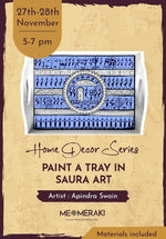 Buy Recording : Paint A Tray In Saura Art by Apindra Swain
