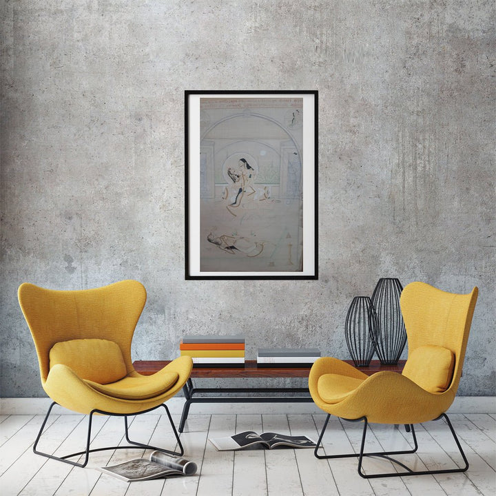 The Divine Longing by Kishangarh Painting by Shehzaad Ali Sherani Thumbnail