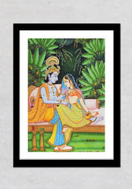 RADHA KRISHNA, PICHWAI PAINTING BY SHEHZAAD ALI SHERANI