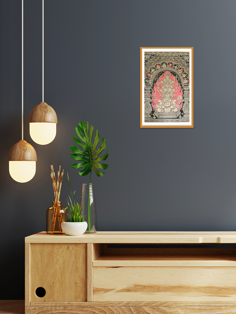 Yagna Mata: Pattachitra painting by Gitanjali Das