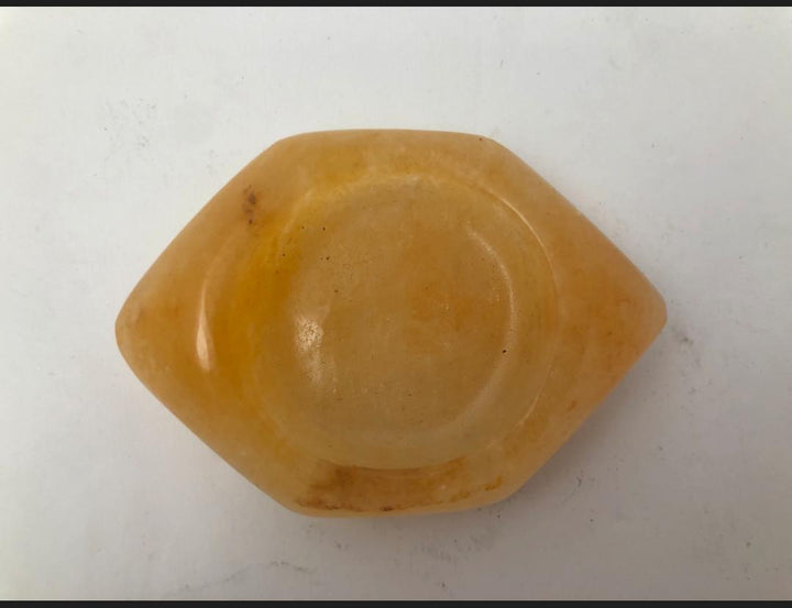 Yellow Quartz Tea light holder Thumbnail