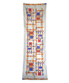 ABSTRACT - MULTICOLOR Handwoven SILK STOLE-