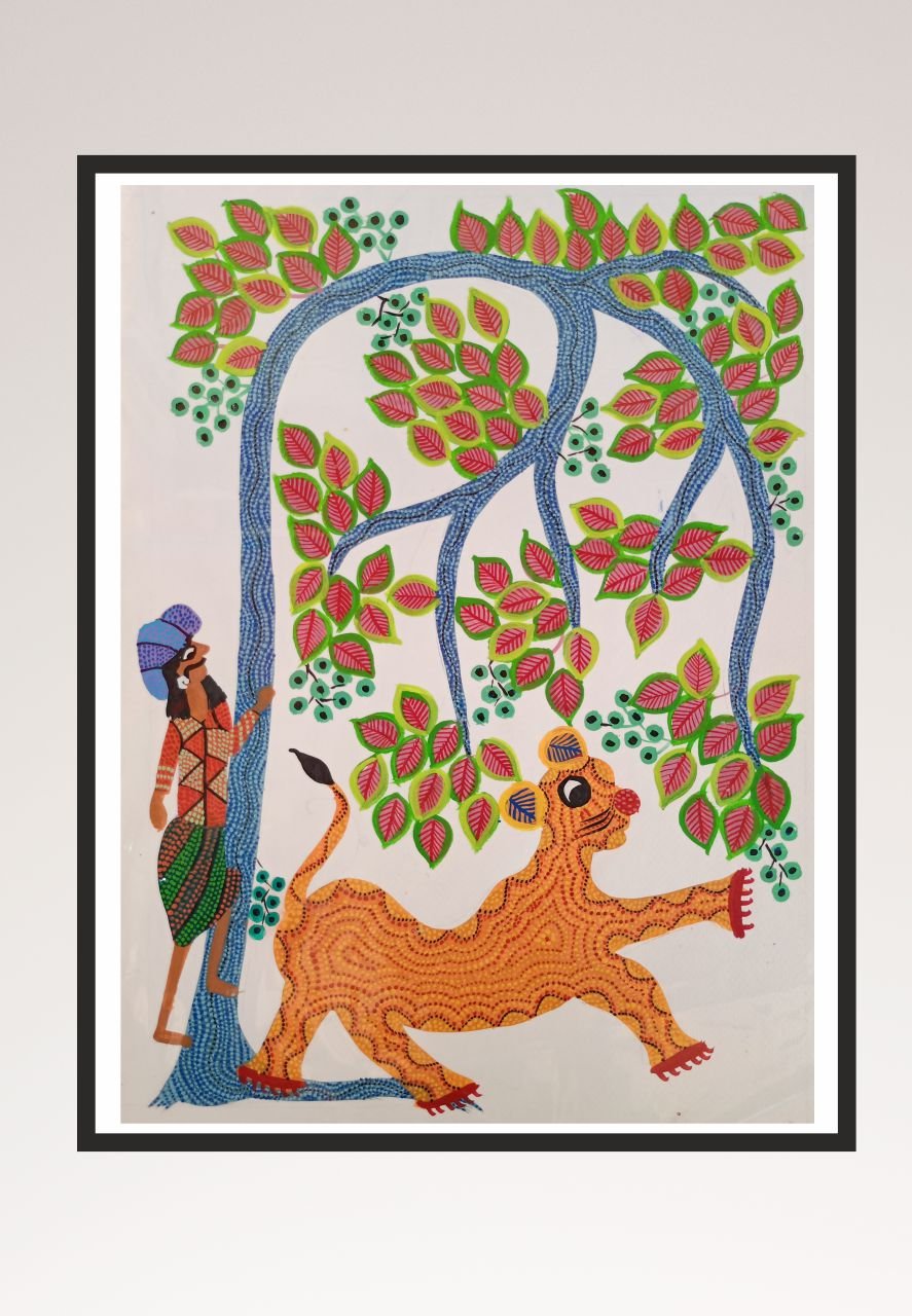 Indian Folk Art in Bhil Art 