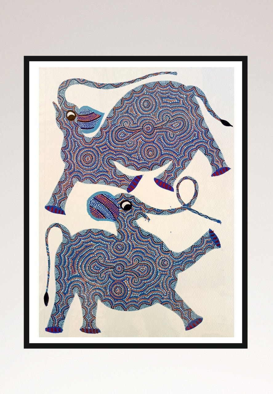 Elephant Bhil Painting