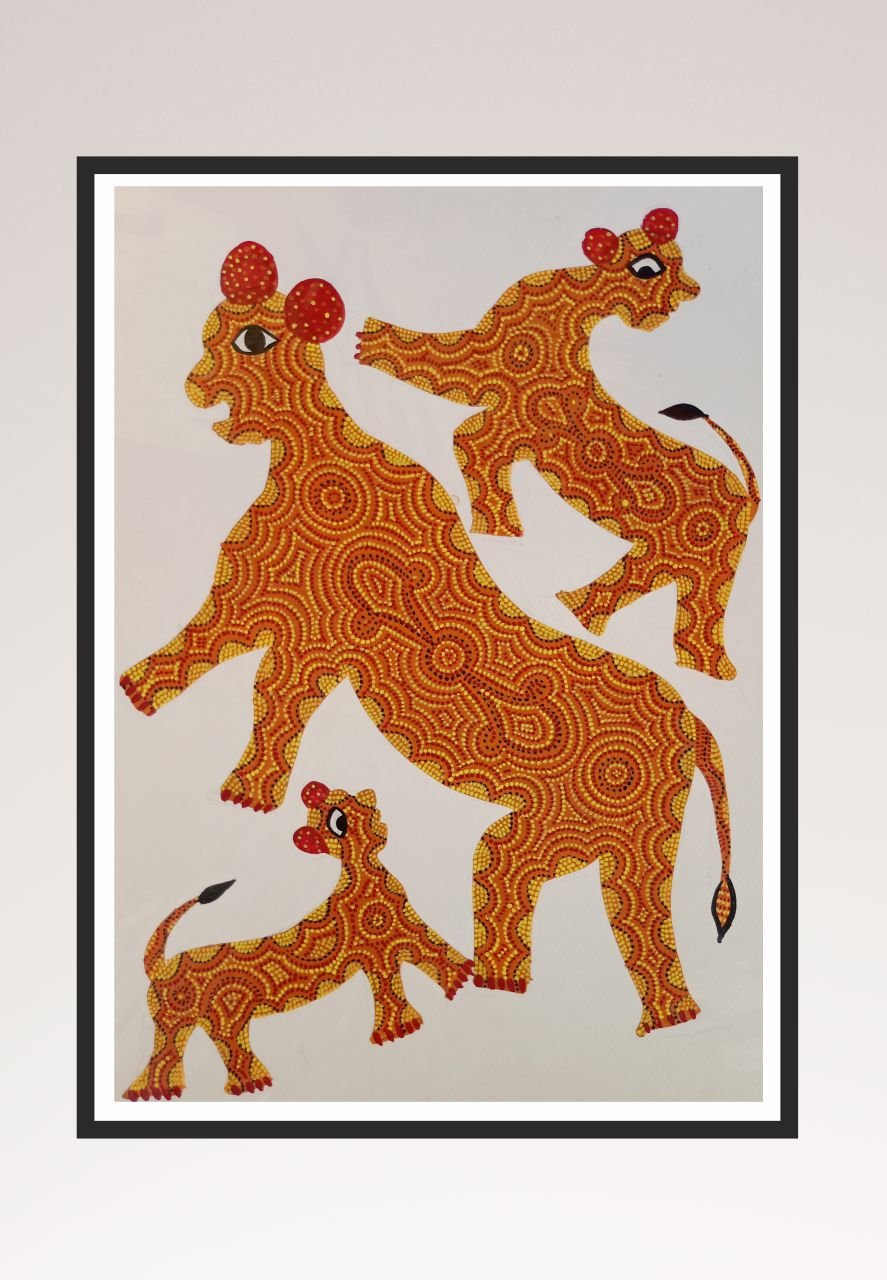 Indian Folk Art in Bhil Artwork