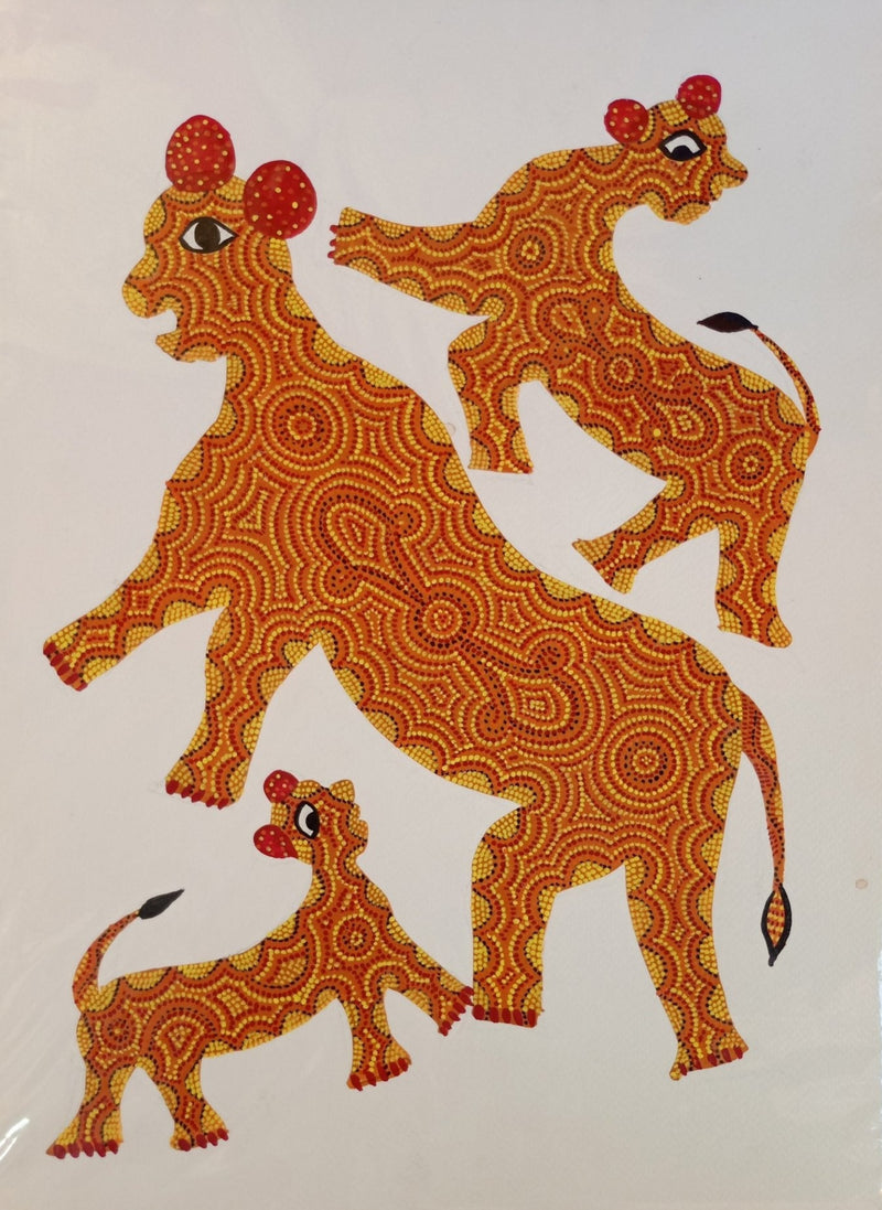 Purchase Indian Folk Art in Bhil Artwork