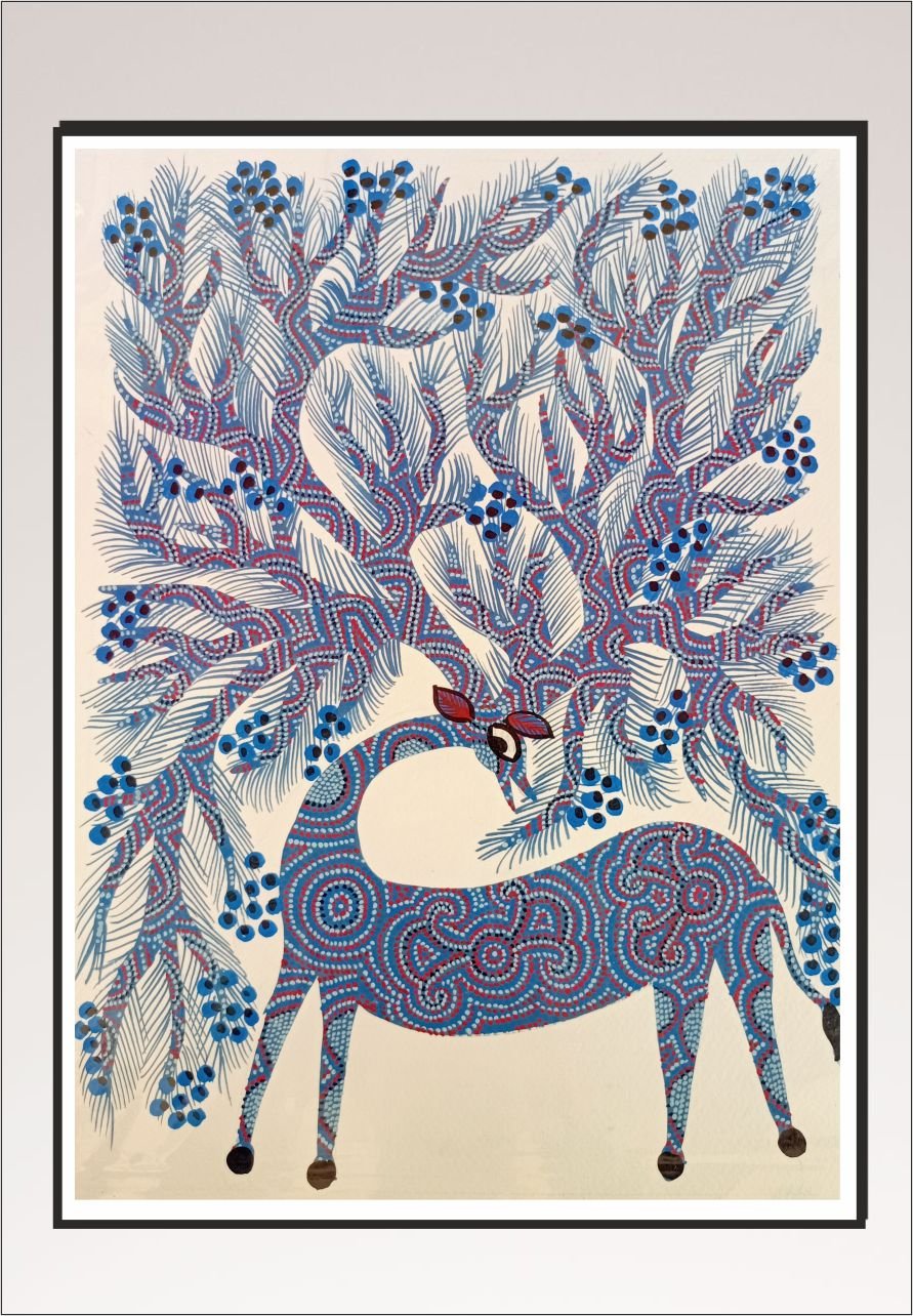Handpainted Bhil Art