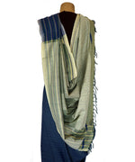 BADI BUTI- Blue Handwoven Cotton Saree-Jiyo - Sarees