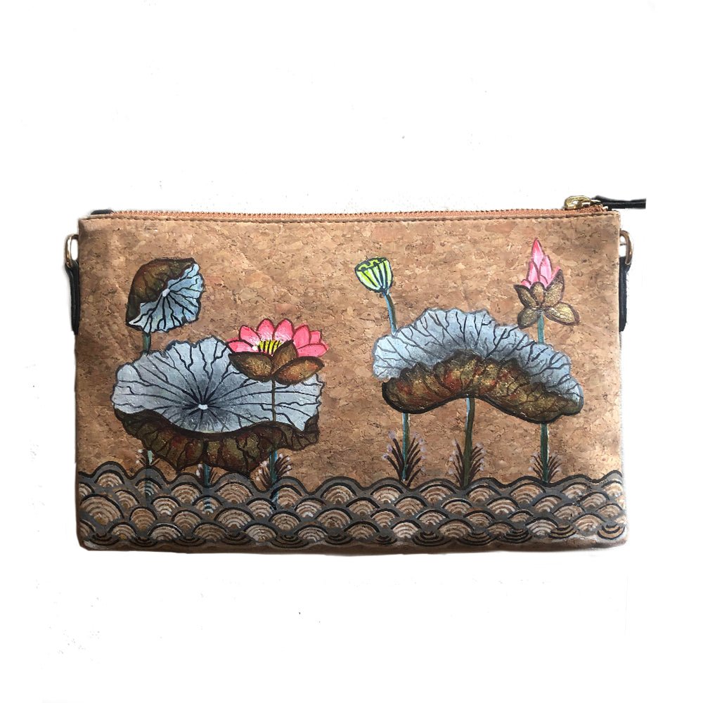 Be like Lotus, Natural Vegan Cork Sling-