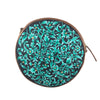 BLUE FLOWERS, NAVY ROUND SLING-